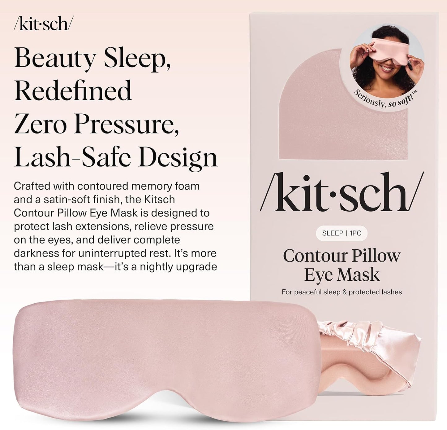 lash-safe architecture that prevents contact with lashes and extensions
