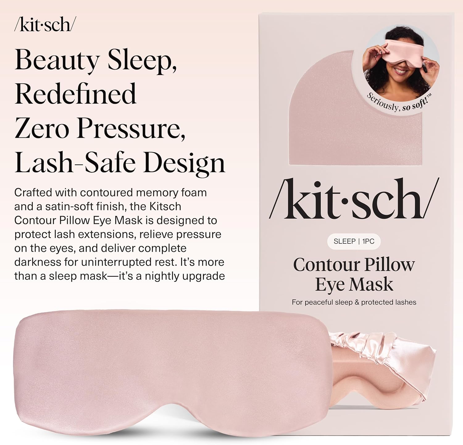 lash-safe architecture that prevents contact with lashes and extensions