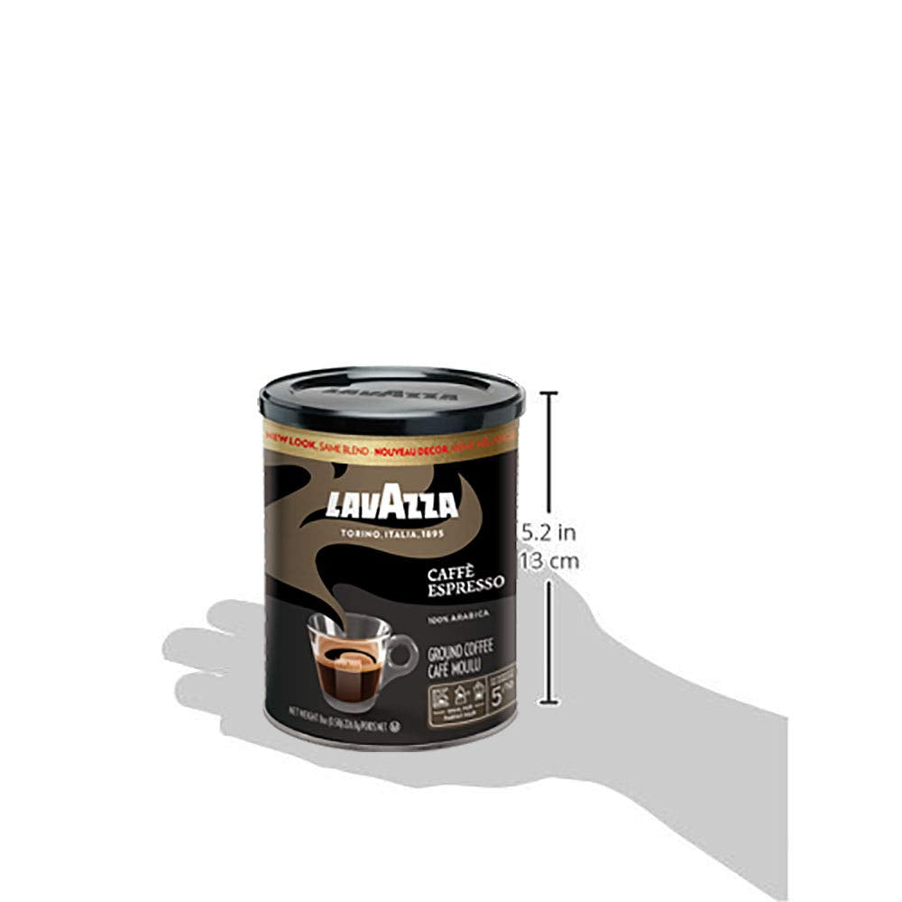 Lavazza Caffè Espresso Medium Roast – Elegant Housewarming Gift for New Homeowners, Italian Coffee Tradition in a 6-Tin Bundle