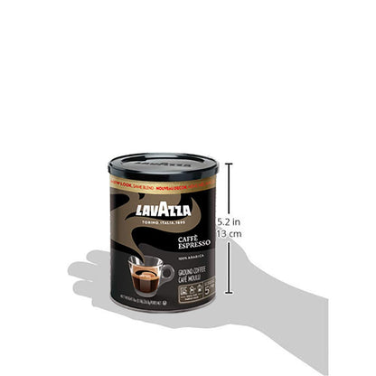 Lavazza Caffè Espresso Medium Roast – Elegant Housewarming Gift for New Homeowners, Italian Coffee Tradition in a 6-Tin Bundle