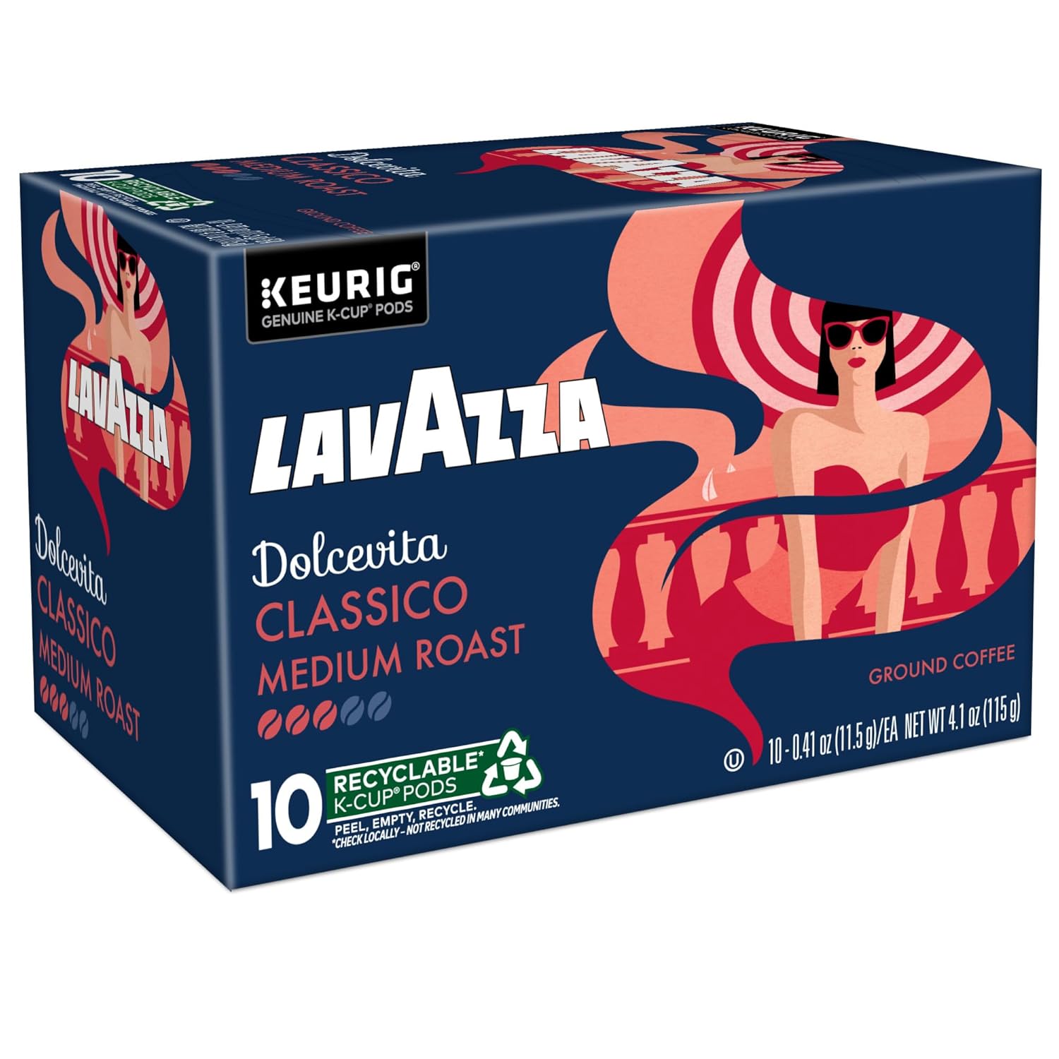 Lavazza Dolcevita Classico K-Cup Pods – Home Office Espresso for Focused Morning Work Sessions