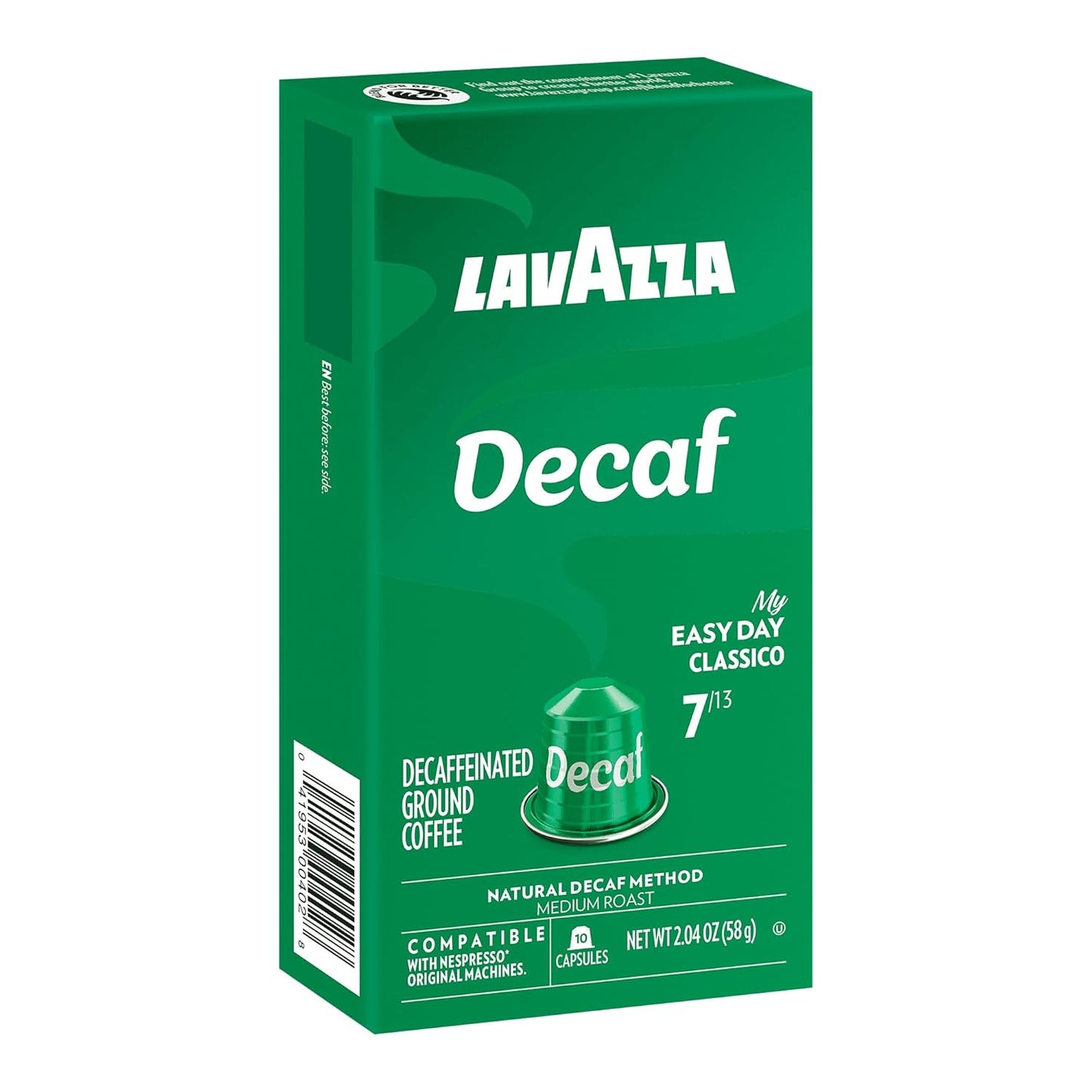Lavazza Espresso Maestro Decaf Aluminum Capsules – Bulk Stock for the Home Office Afternoon Espresso Routine