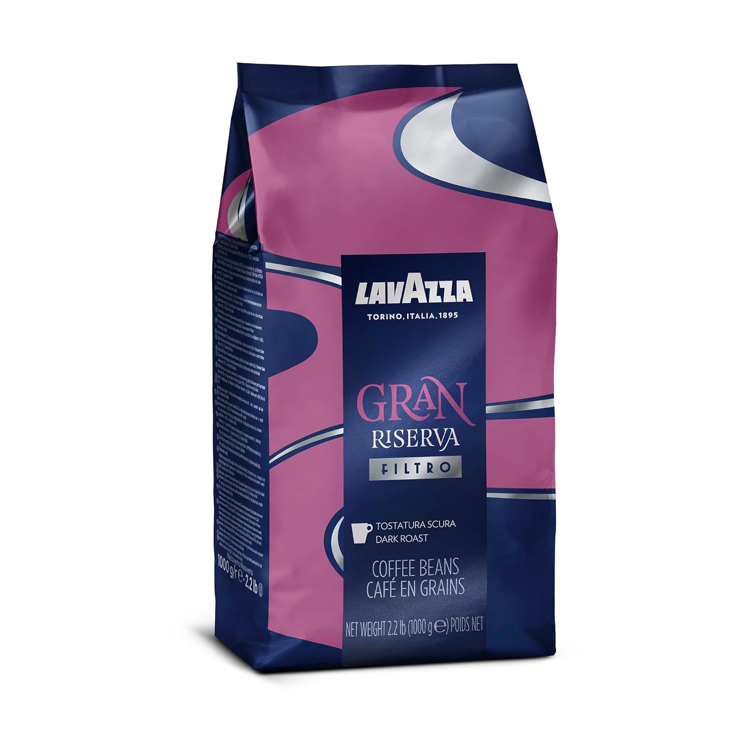 Lavazza Gran Riserva Whole Bean Dark Roast – Elegant Italian Coffee Gift for Her Birthday