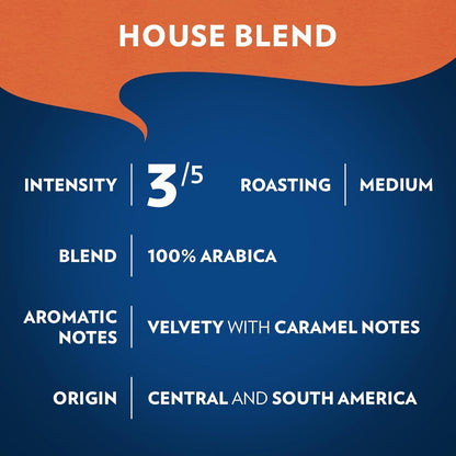 Lavazza House Blend Perfetto Whole Bean Coffee 12oz – Smooth Low-Intensity Coffee for Mindful Morning Rituals, Italian Medium Roast