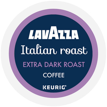 Lavazza Italian Heritage K-Cup Pods – Premium Extra Dark Roast for Elegant Home Bar Setup, 60ct