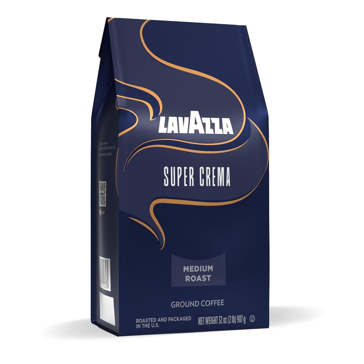 Lavazza Super Crema Ground Coffee, Medium Roast, Thoughtful Birthday Gift for Mom and Coffee Lovers, 32 oz Bag for Espresso and Cappuccino at Home