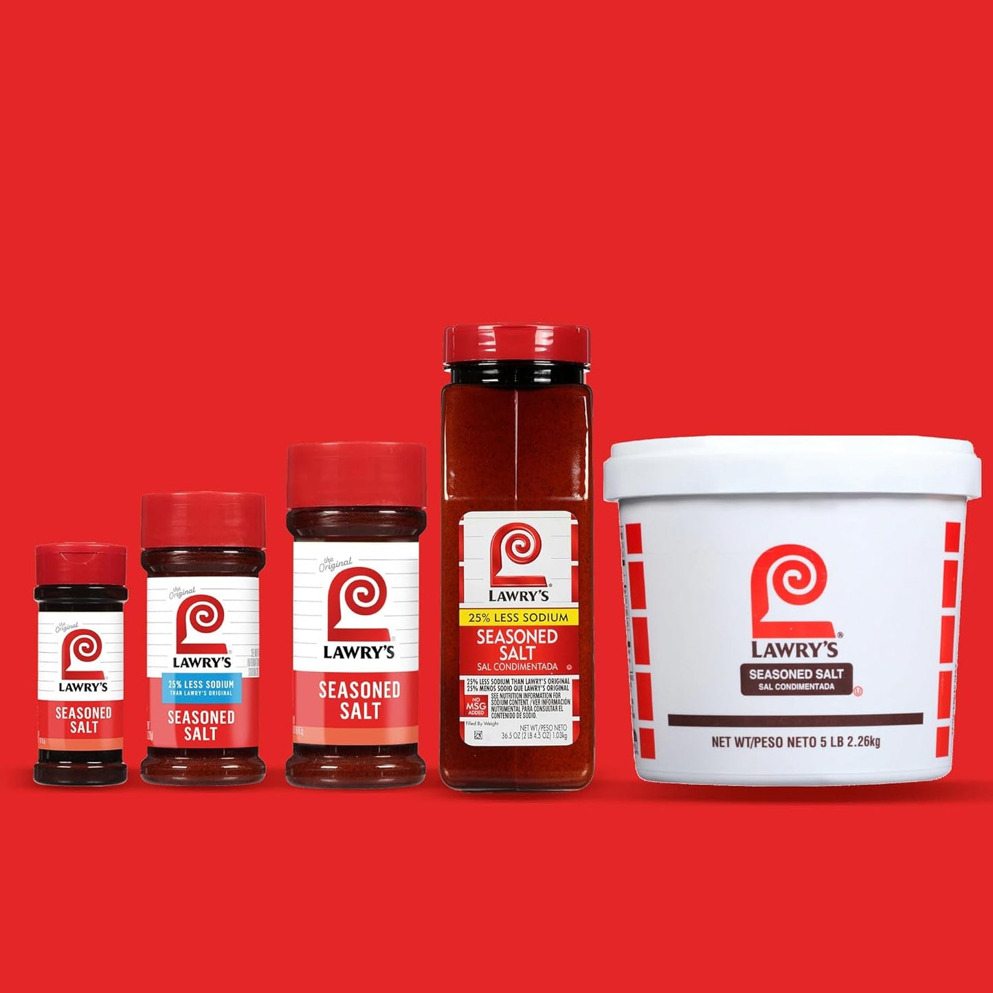 Lawry's 25% Less Sodium Seasoned Salt – Smart Pantry Swap for Heart-Conscious Home Cooks, Everyday Meal Seasoning
