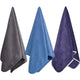 Pure Grey+blue+navy Blue - 3P-15x31 inches