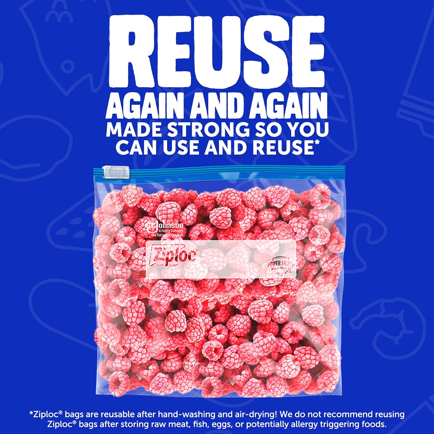 leak-resistant, freezer-safe, and reusable after hand-washing