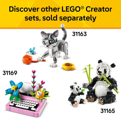 LEGO Creator 3 in 1 Cute Bunny Set – Mindful Solo Building Activity for Focus Breaks and Quiet Afternoon Sessions