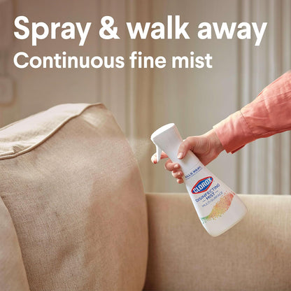 lemon and orange blossom scent leaves a fresh fragrance after disinfecting