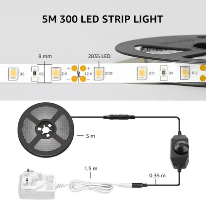 Lepro LED Strip Light – Bright 3000K Task Lighting for Home Office Focus and Kitchen Workstations