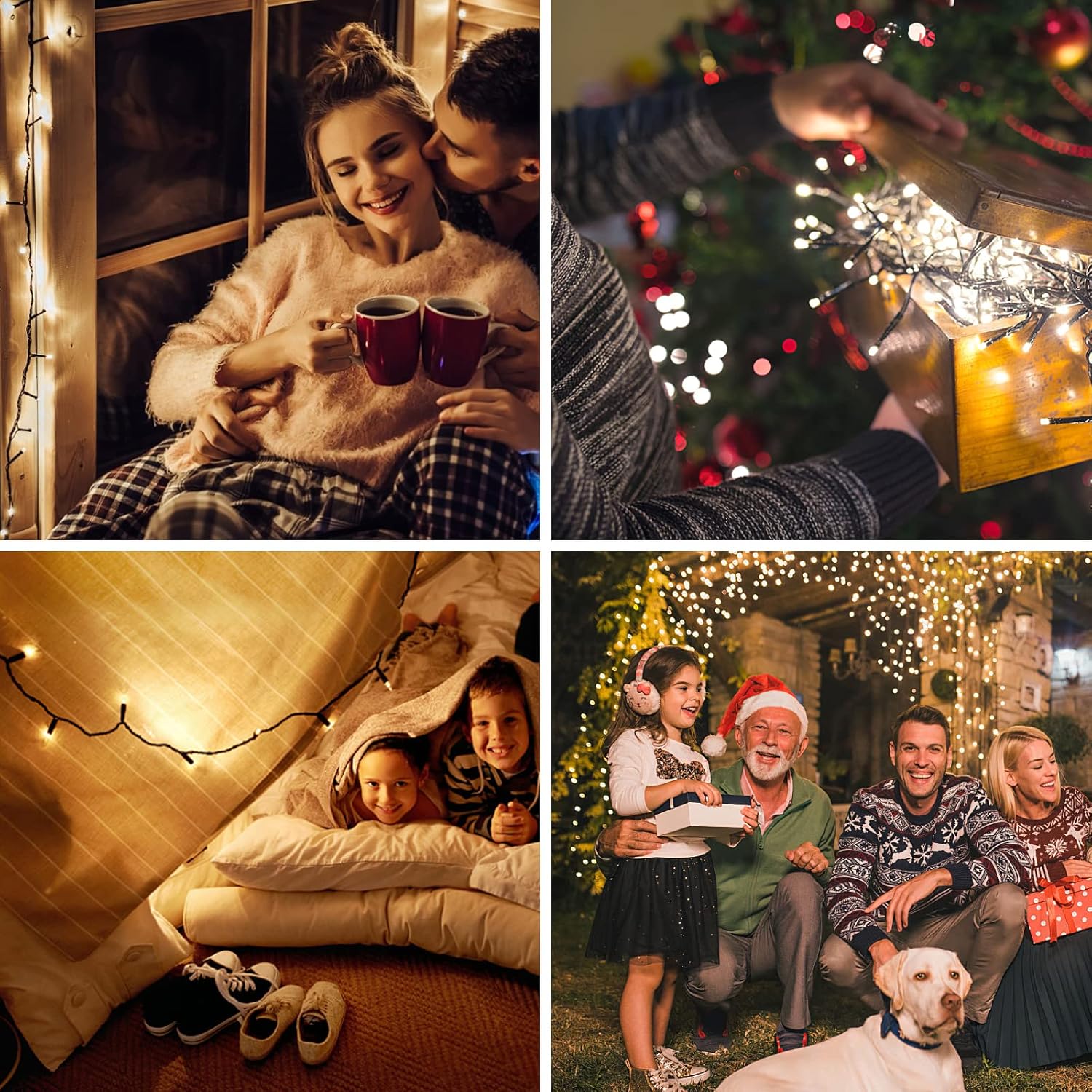 LetsFunny 300 LED String Lights 108FT – Thoughtful Housewarming and Holiday Gift for Her, Mom and New Homeowners with 8 Modes