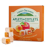 Liberty Orchards Aplets & Cotlets Chewy Lokum – Ready-to-Give Birthday Gift Box for Mom, Friends & Coworkers