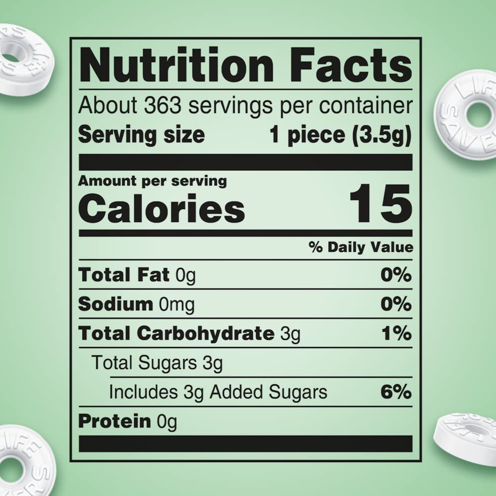 LIFE SAVERS Wint-O-Green Mints – Office Breakroom Reception Dish Supply for Visiting Clients and Coworkers, 2.8 lb Bulk