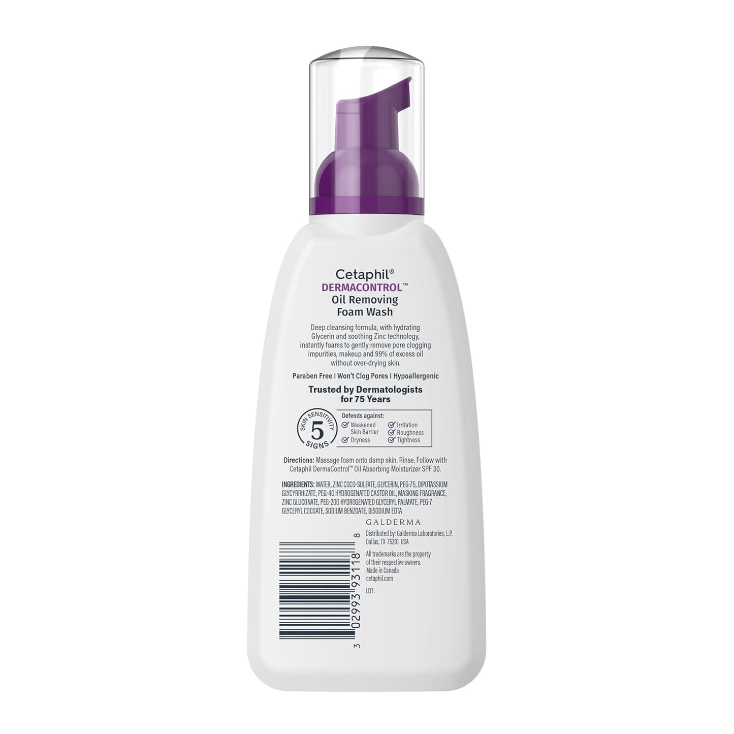 light foaming texture that lifts impurities without stripping