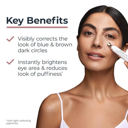 light-reflecting pigments for immediate brightening effect upon application