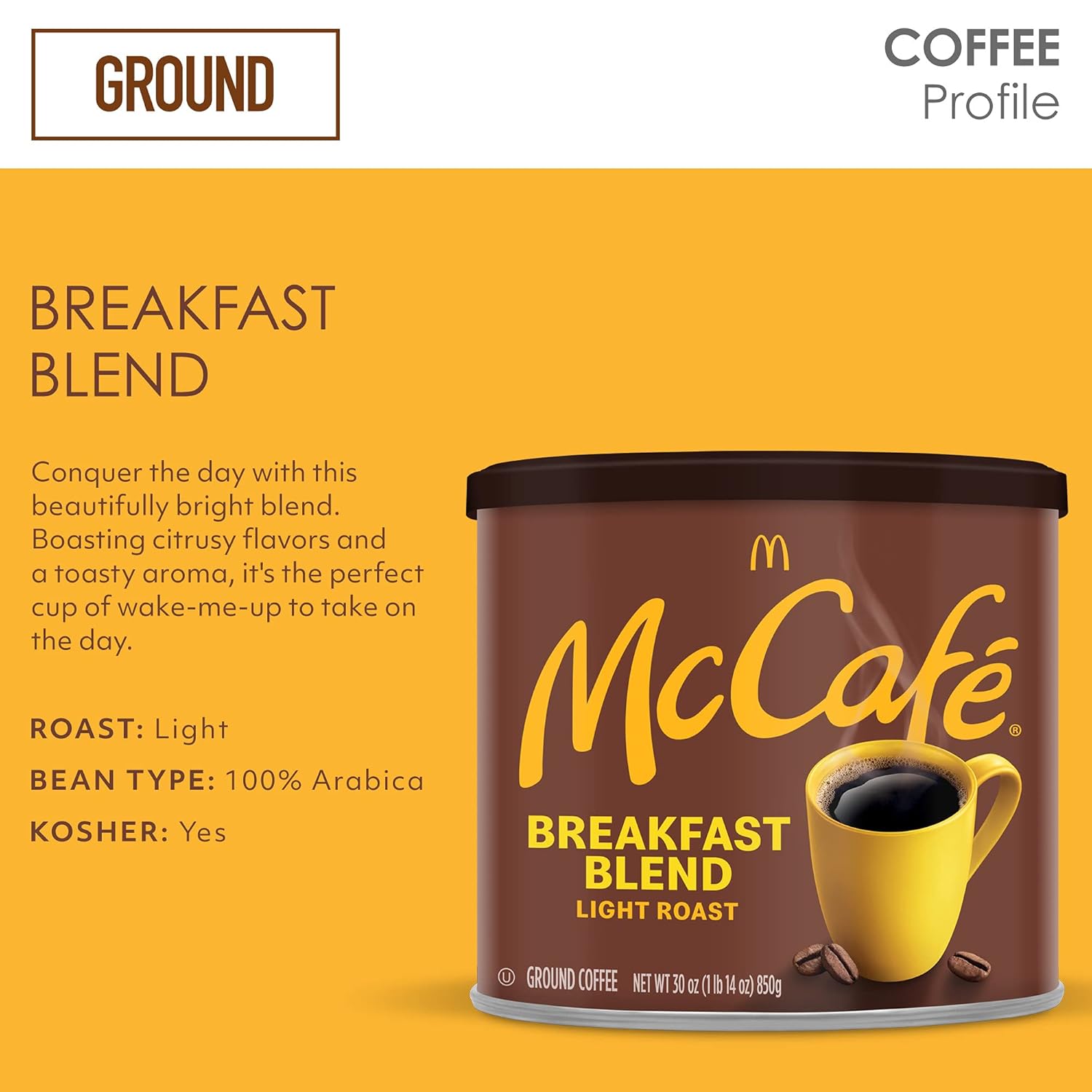 light roast 'breakfast blend' roast profile