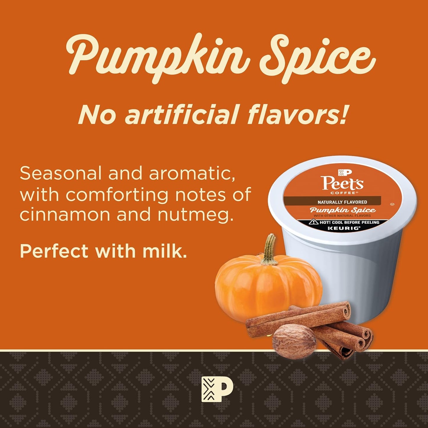 light roast coffee with natural pumpkin spice flavoring