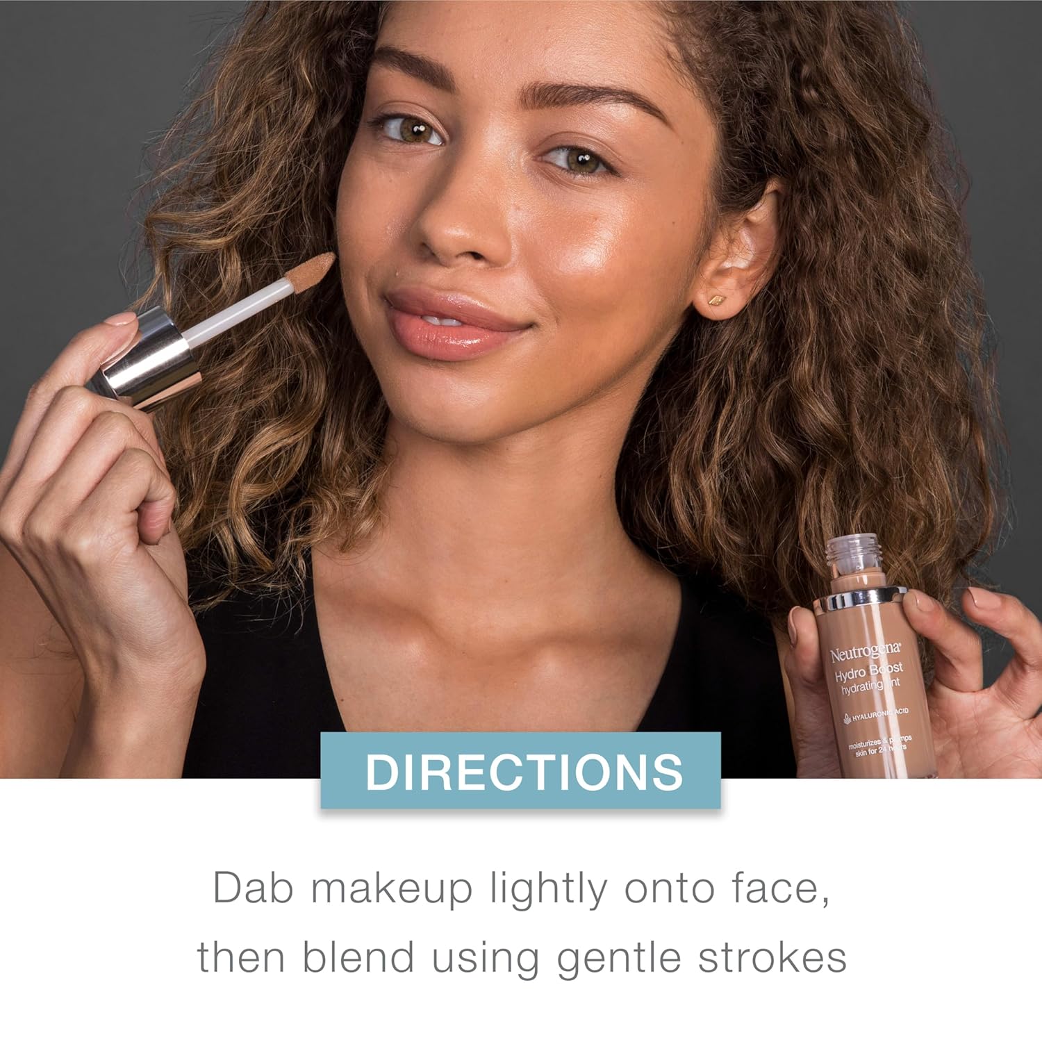 lightweight, breathable liquid texture with radiant finish