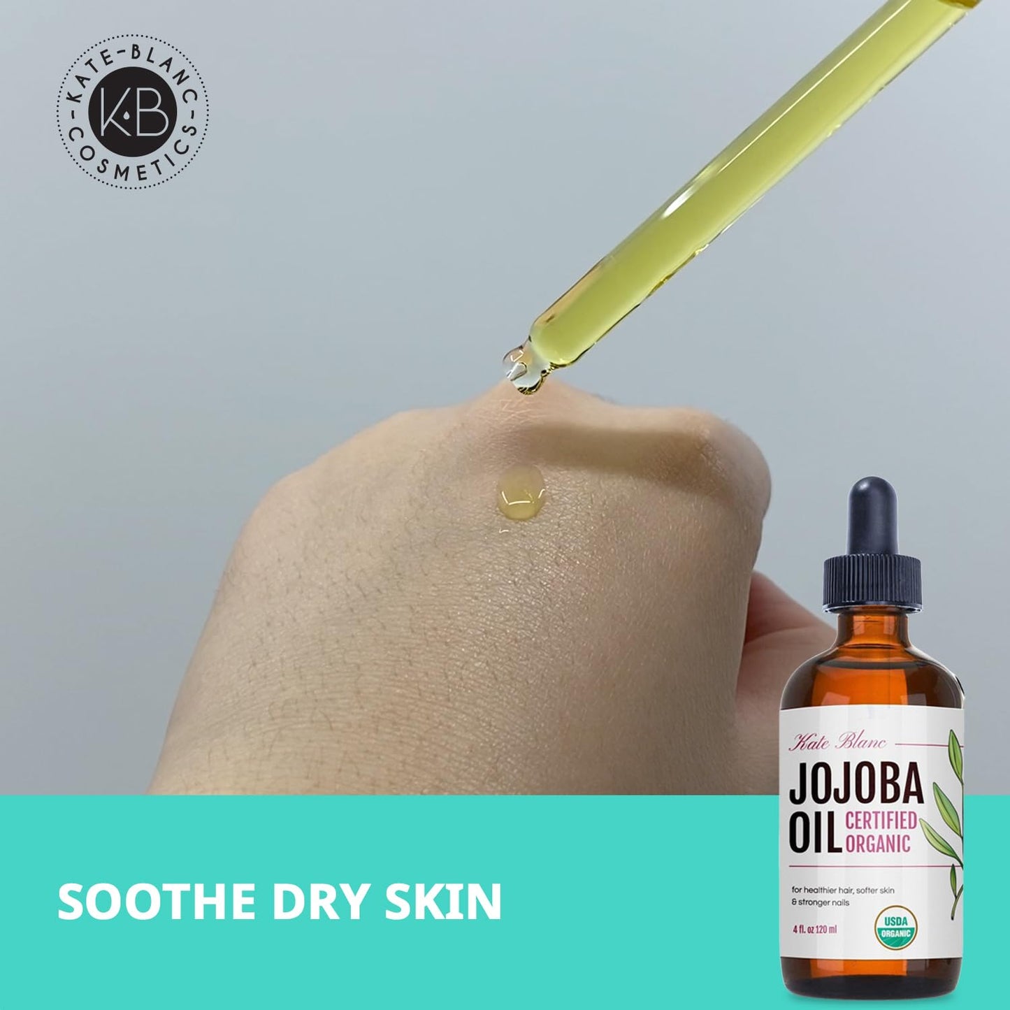 lightweight, fast-absorbing, non-greasy texture suitable for face, body, and hair