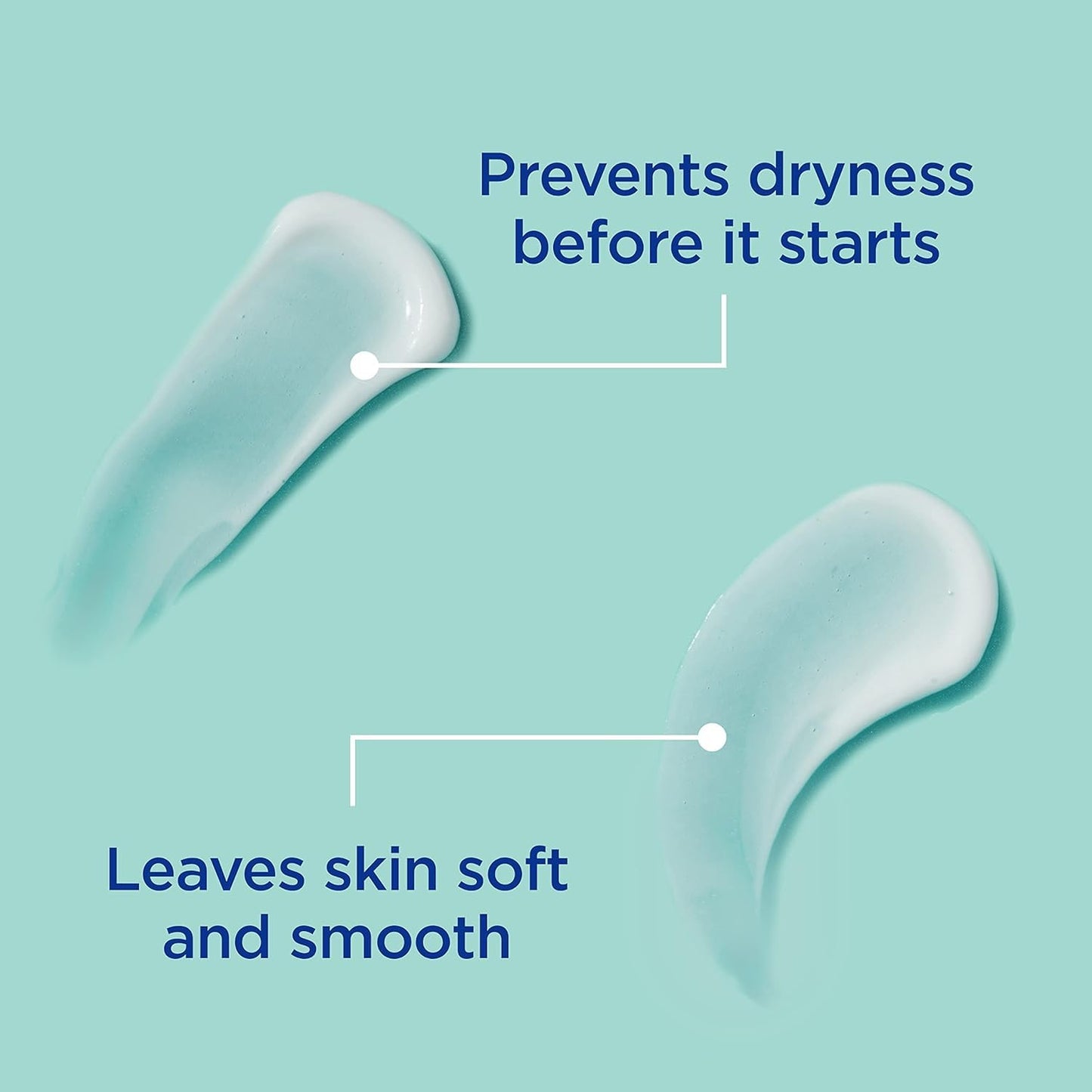 lightweight, fast-absorbing texture suitable for face, hands, and body