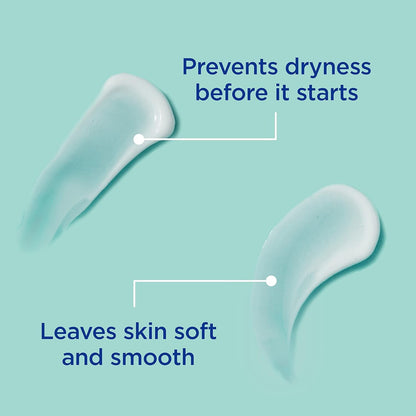 lightweight, fast-absorbing texture suitable for face, hands, and body