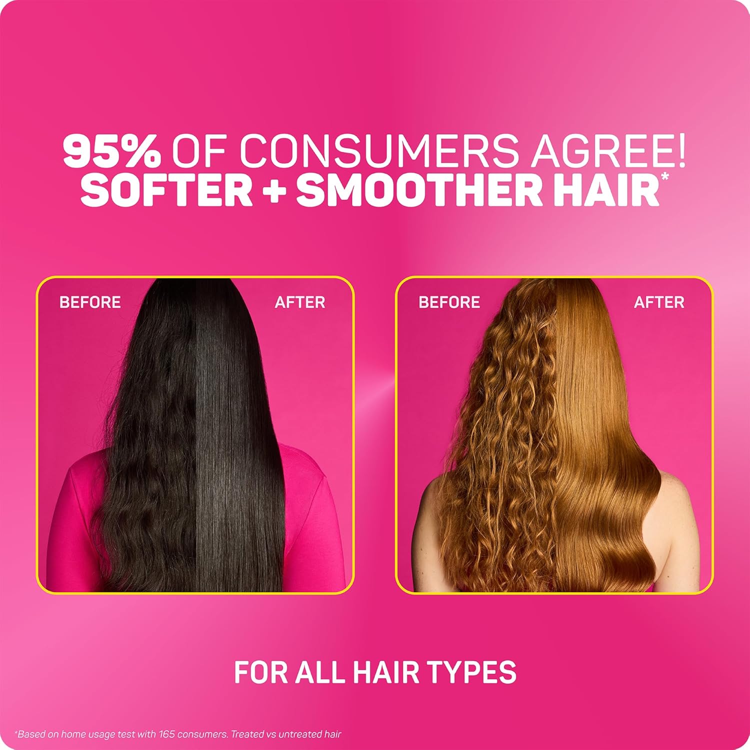 lightweight, featherlight finish that does not weigh hair down