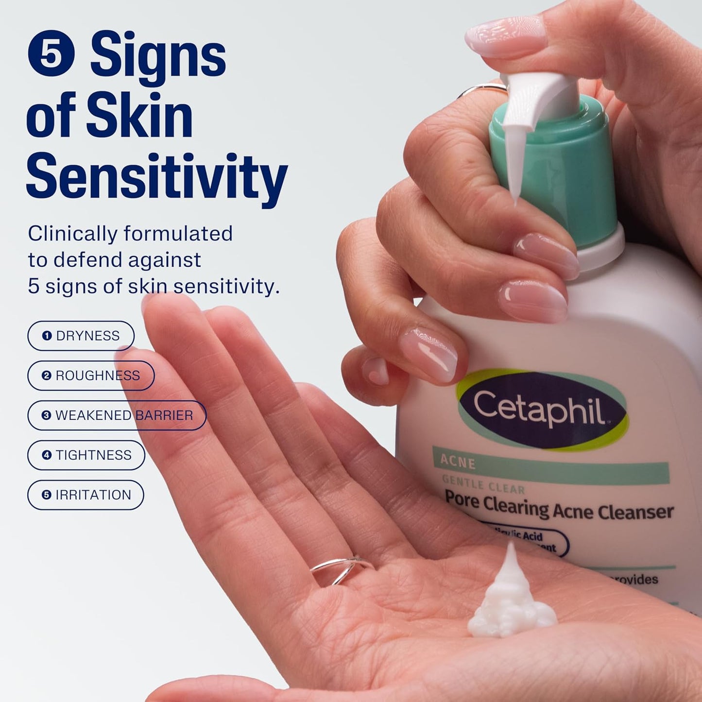 lightweight foaming gel formula with advanced moisture blend