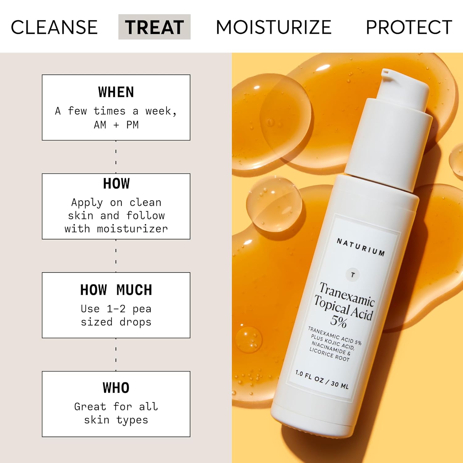 lightweight gel-serum texture that layers easily under other products