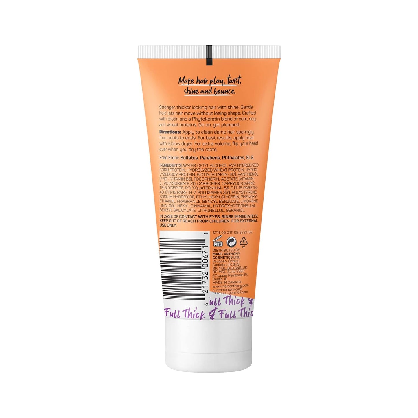 lightweight hold finish that does not weigh hair down