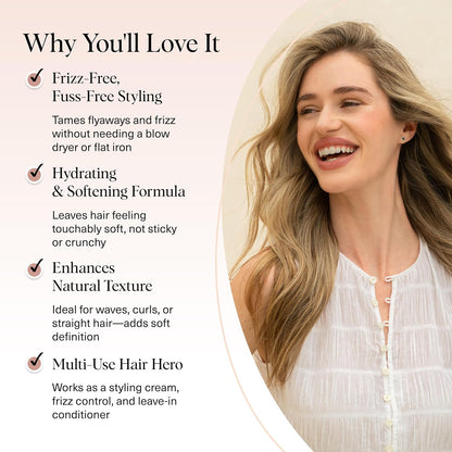 lightweight hold that defines waves and curls without stiffness or crunch