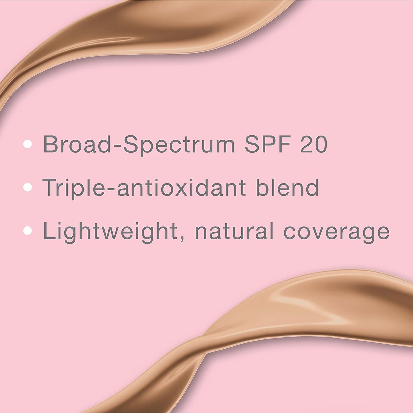 lightweight liquid formula delivering medium, blendable coverage