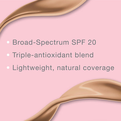 lightweight liquid formula delivering medium, blendable coverage