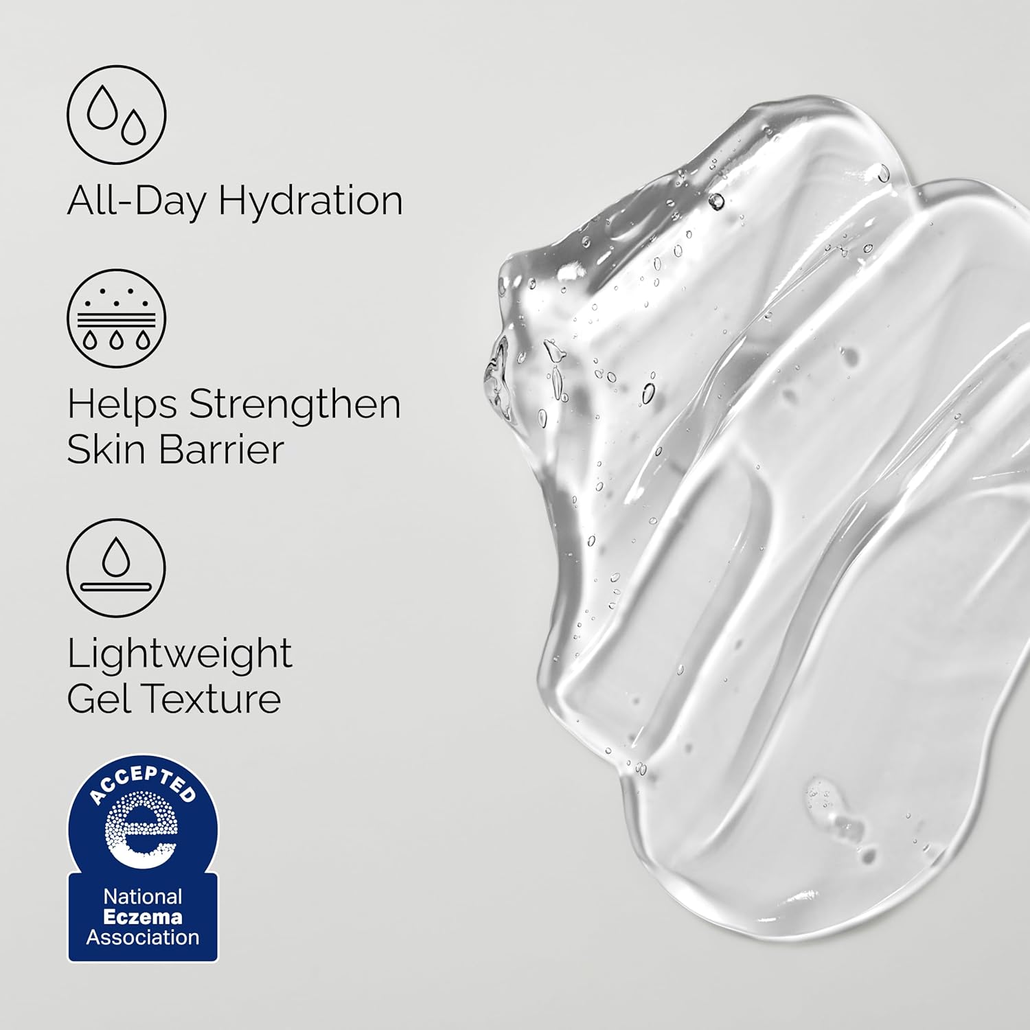 lightweight non-greasy gel formula that absorbs quickly