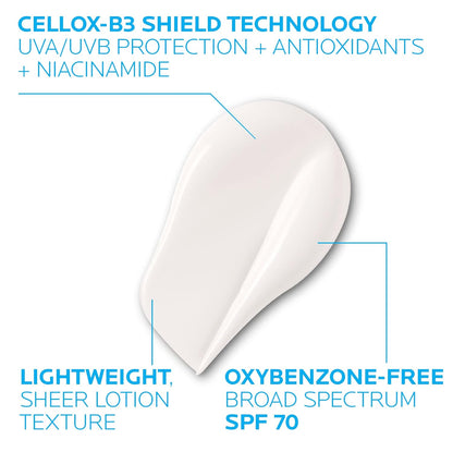 lightweight, non-greasy, sheer finish lotion texture