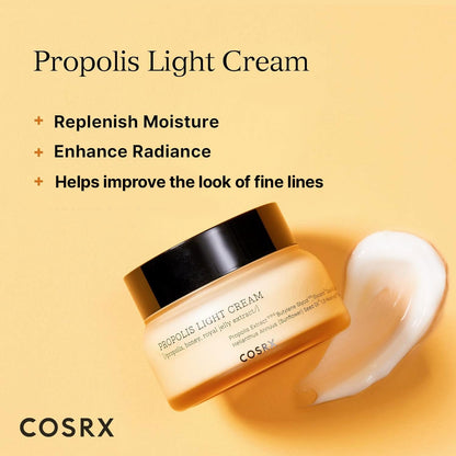 lightweight, non-sticky cream texture that seeps quickly into skin