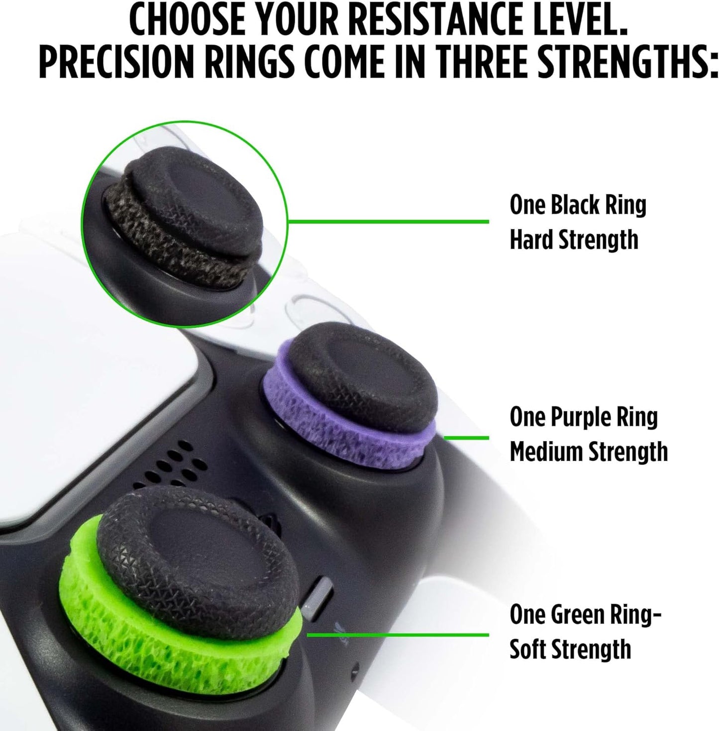 lightweight plastic construction (0.02 kg) that does not alter controller balance