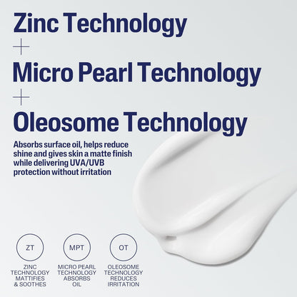lightweight, quick-absorbing texture that won't clog pores