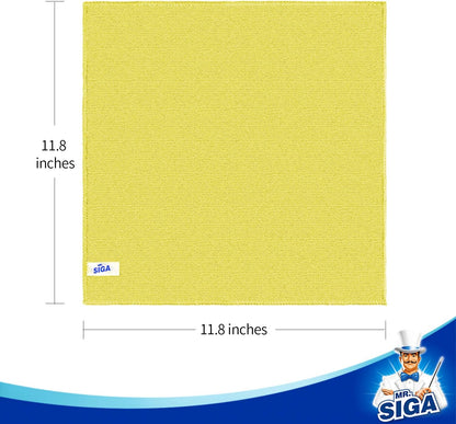 lint-free and non-abrasive weave safe for glass, mirrors, and stainless steel