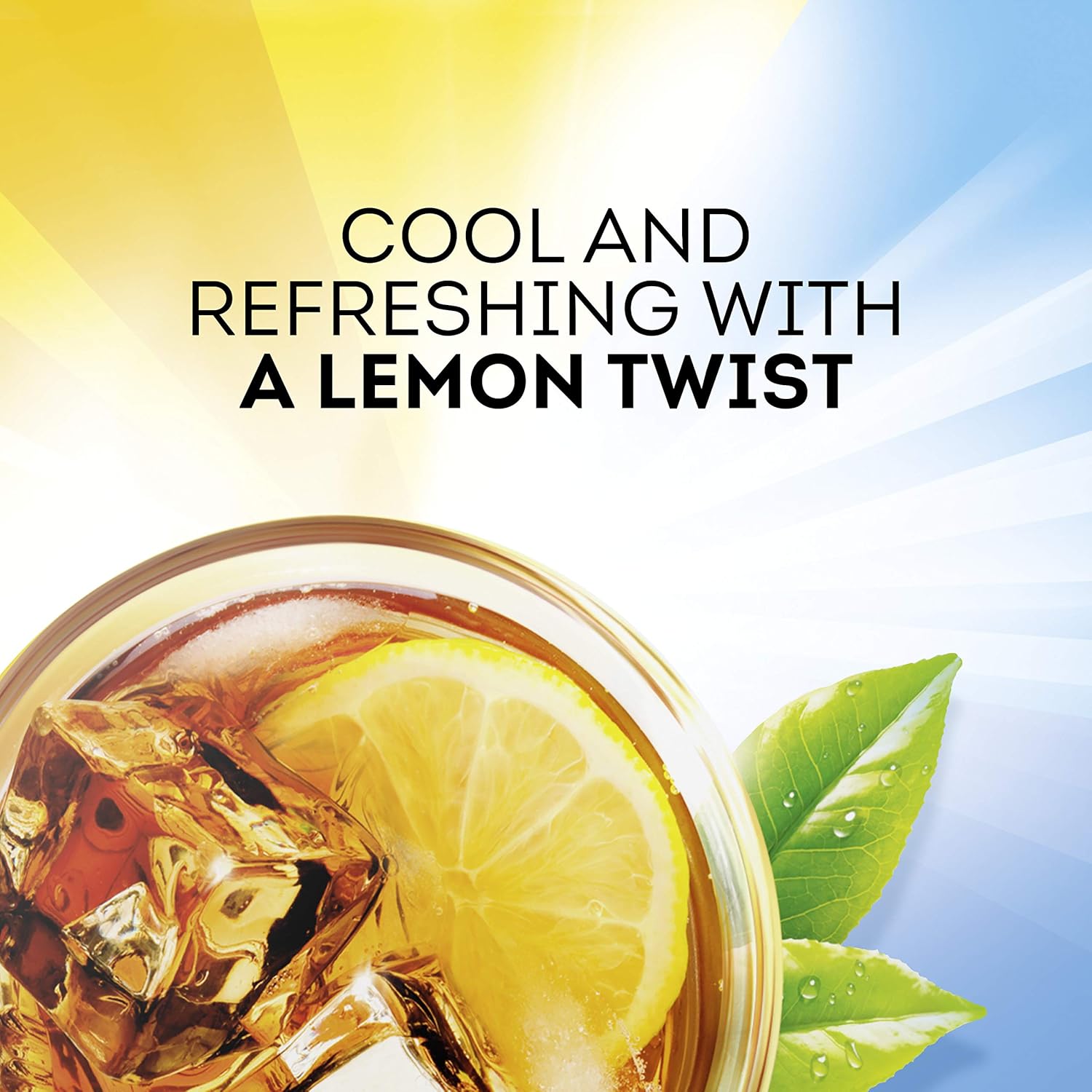 Lipton Lemon Sweetened Iced Tea Mix – Picnic and Patio Beverage Pack, Instant Cold Brew for Backyard Gatherings