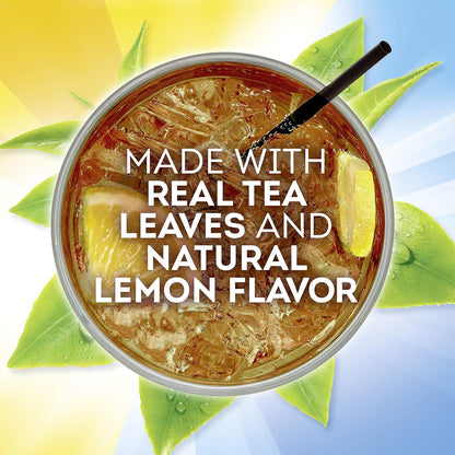 Lipton Lemon Sweetened Iced Tea Mix – Picnic and Patio Beverage Pack, Instant Cold Brew for Backyard Gatherings