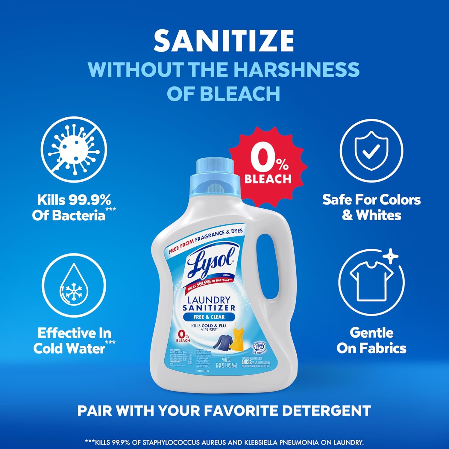 liquid additive format designed for the fabric softener drawer
