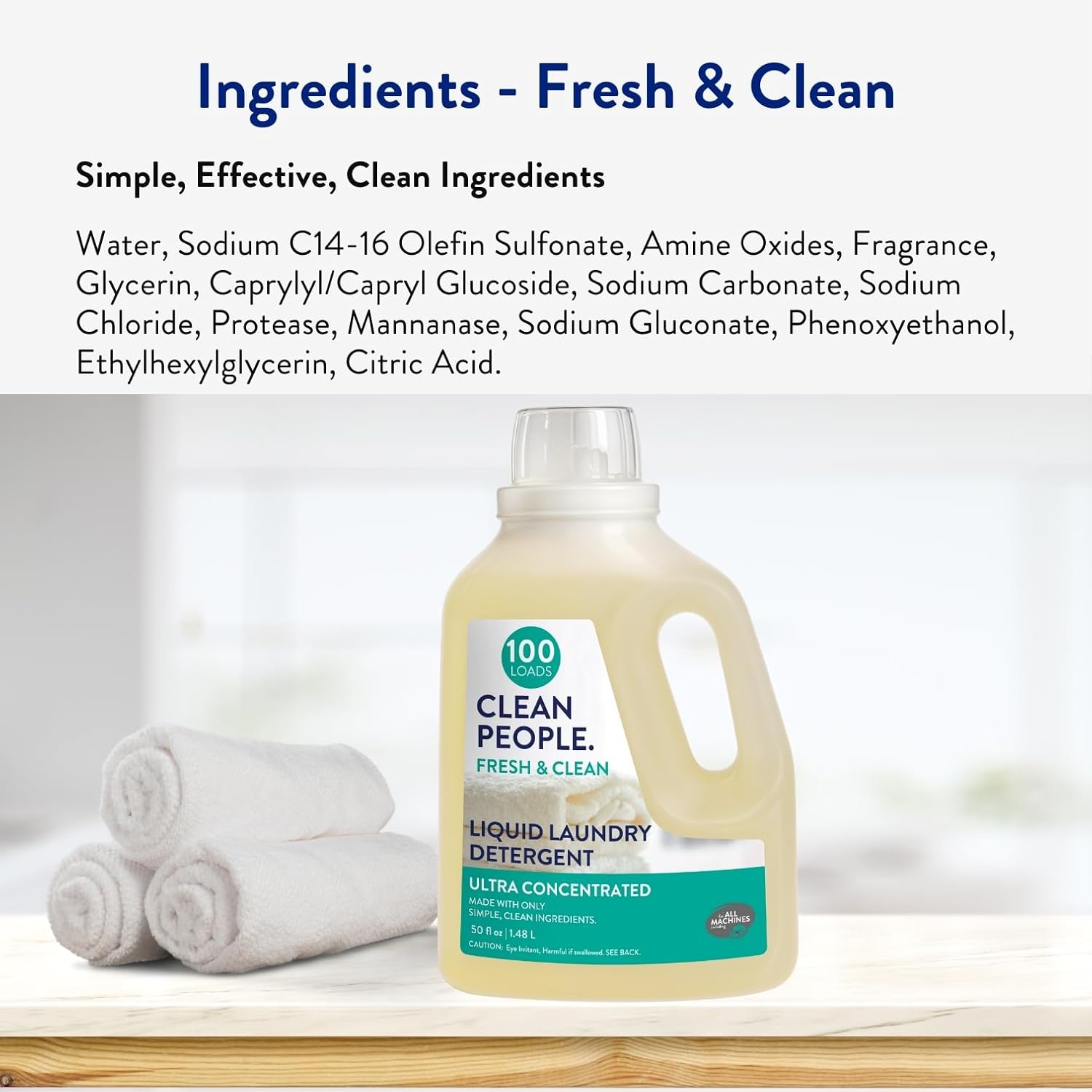 liquid format compatible with standard and high-efficiency washing machines