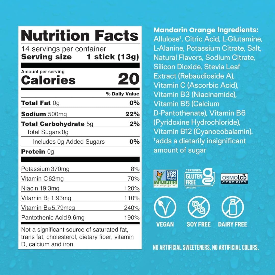 Liquid I.V.® Sugar Free Electrolyte Powder - Wellness Ritual Daily Hydration for Clean-Eating Lifestyles