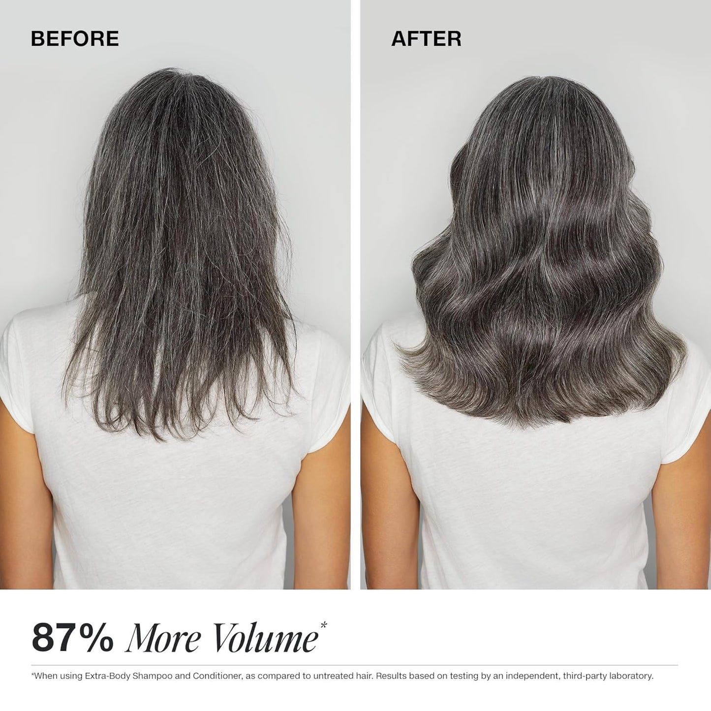 liquid shampoo format, color-safe and vegan