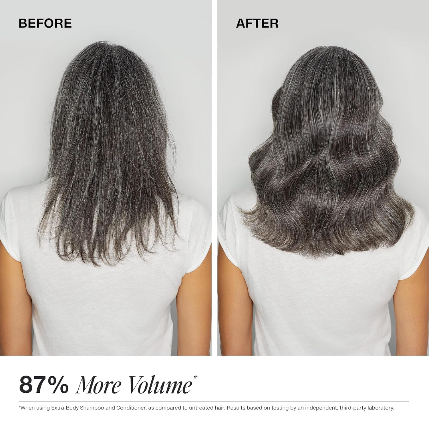 liquid shampoo format, color-safe and vegan