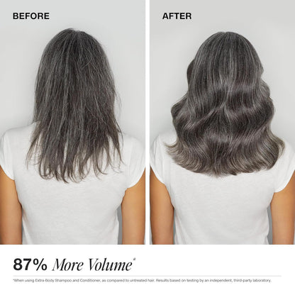 liquid shampoo format, color-safe and vegan