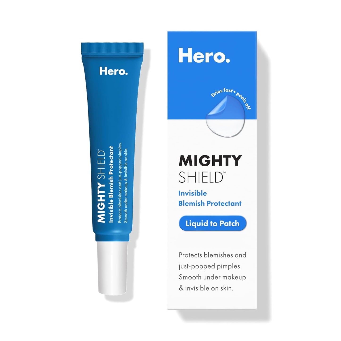 liquid-to-patch transformation that dries clear in seconds