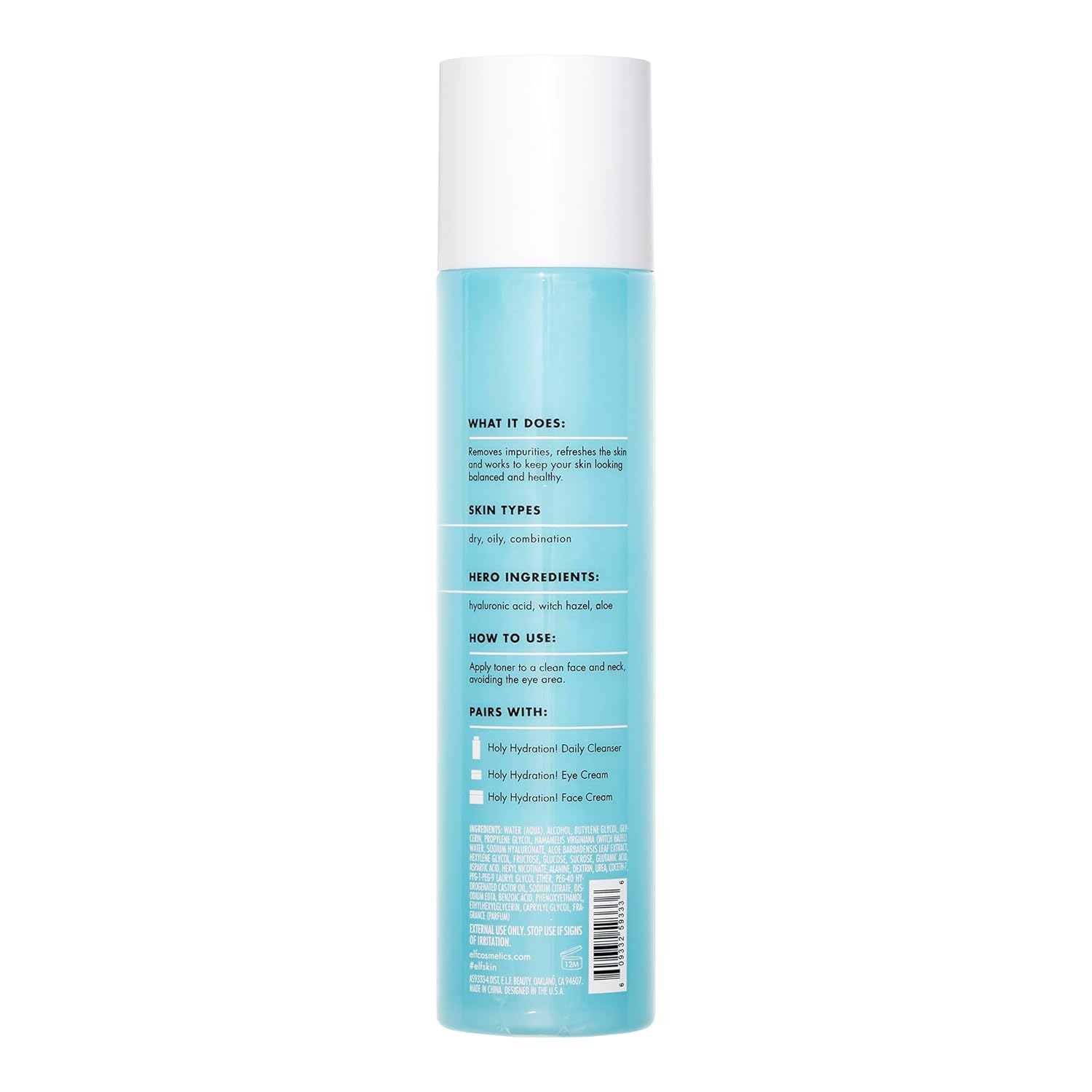 liquid toner format dispensed after cleansing and before moisturizer